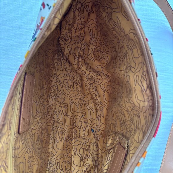 Piero Guidi Magic Circus Coated Canvas Hobo Bag - Picture 12 of 16